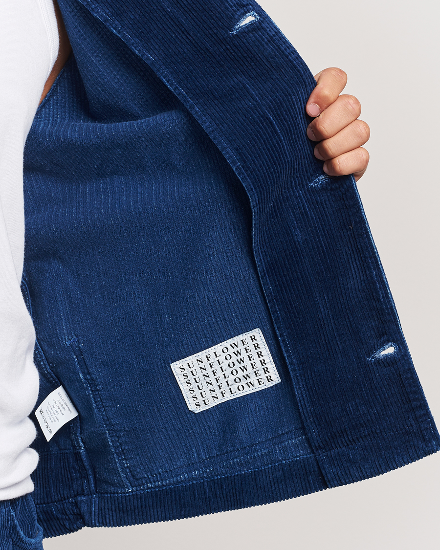 Herre | Jakker | Sunflower | Corduroy Worker Jacket Indigo