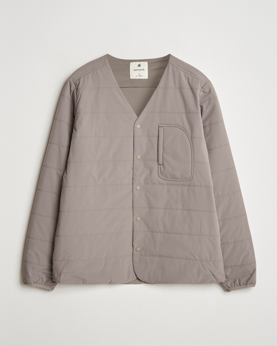 Herre | Trøjer | Snow Peak | Flexible Insulated Cardigan Khaki