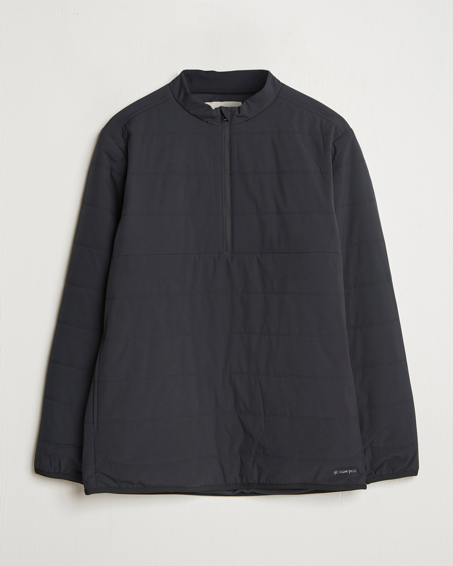 Herre | Trøjer | Snow Peak | Flexible Insulated Half Zip Black