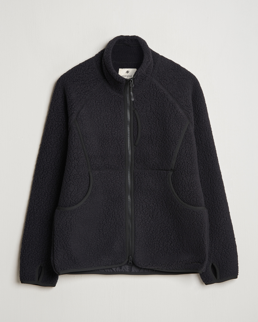 Herre | Trøjer | Snow Peak | Thermal Boa Fleece Jacket Black