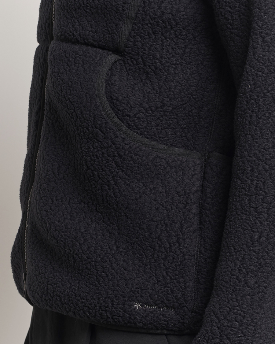 Herre | Trøjer | Snow Peak | Thermal Boa Fleece Jacket Black