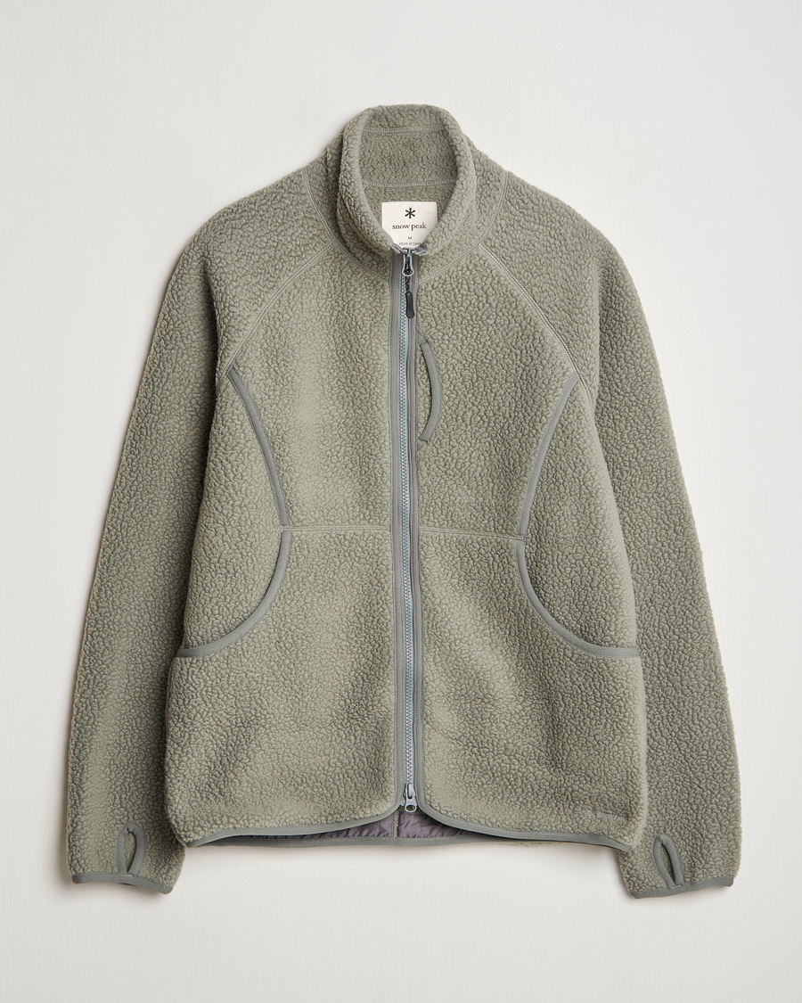 Herre | Trøjer | Snow Peak | Thermal Boa Fleece Jacket Grey