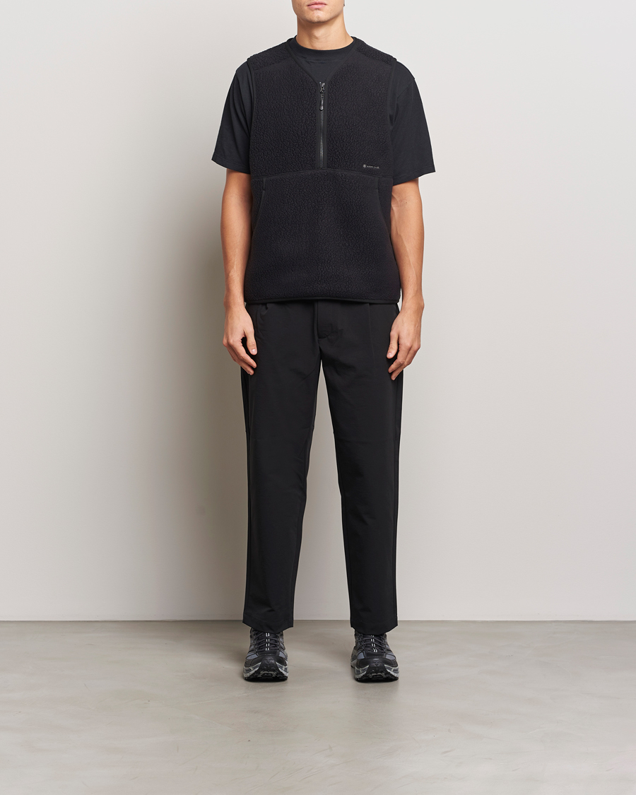 Herre | Snow Peak Thermal Boa Fleece Vest Black | Snow Peak | Thermal Boa Fleece Vest Black