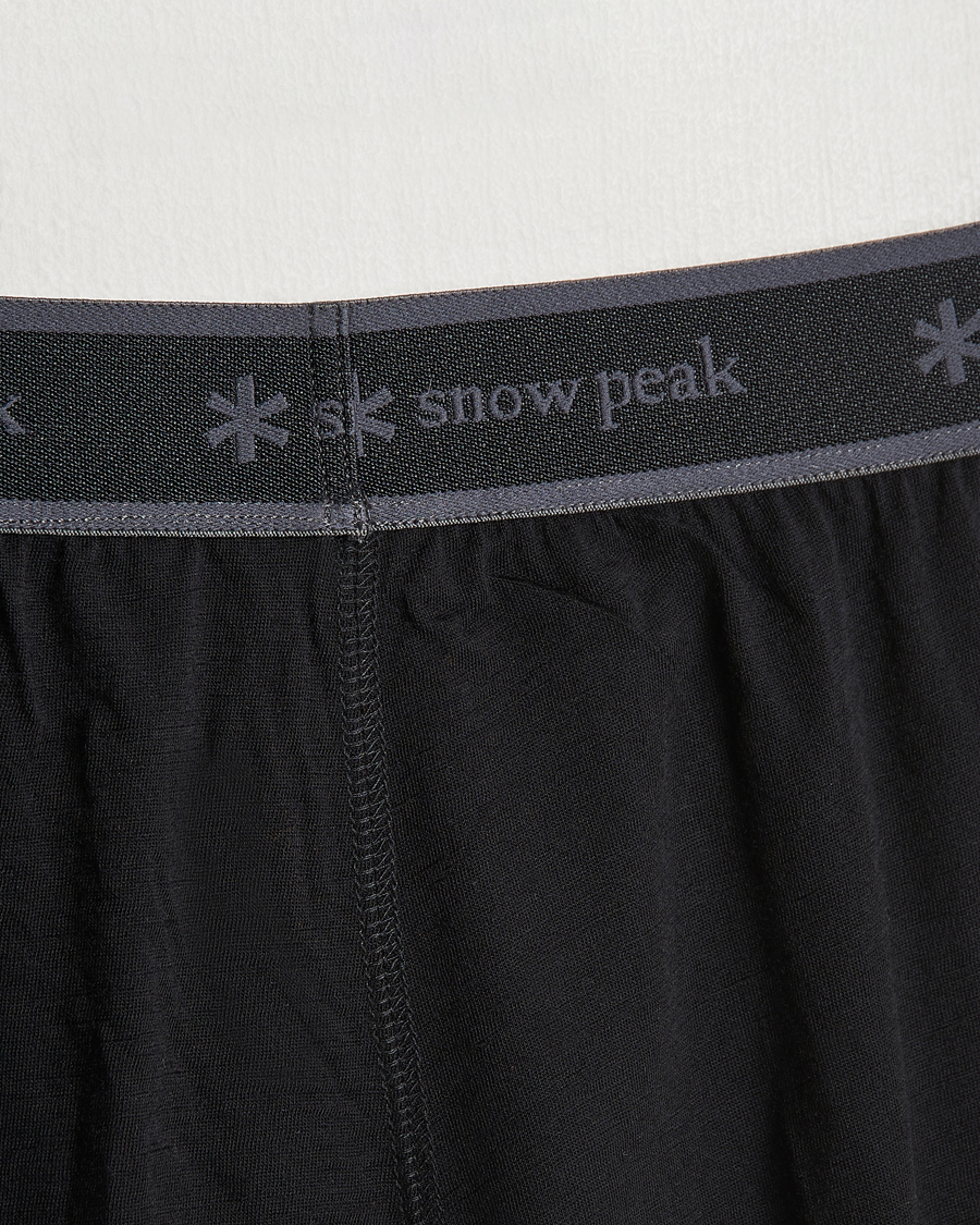 Herre | Bukser | Snow Peak | Merino Wool Tights Black