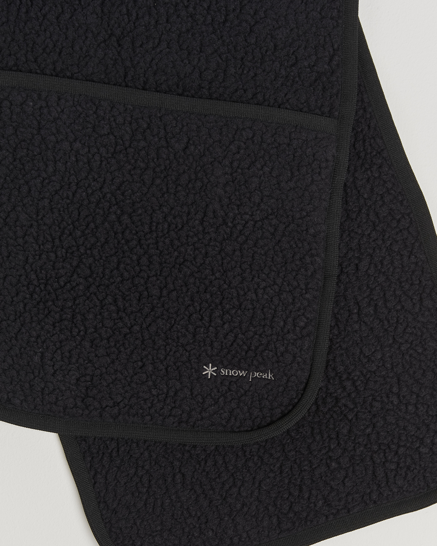Herre | Snow Peak Thermal Boa Fleece Scarf Black | Snow Peak | Thermal Boa Fleece Scarf Black