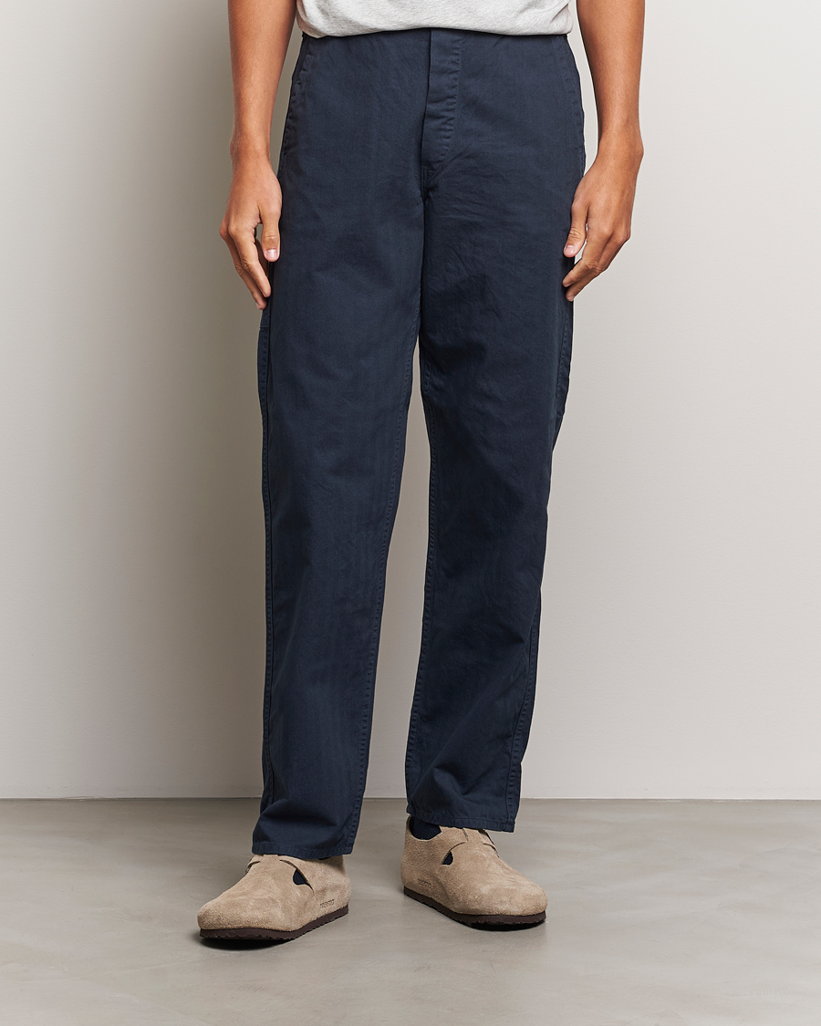 Herre | Bukser | orSlow | French Work Pants Navy