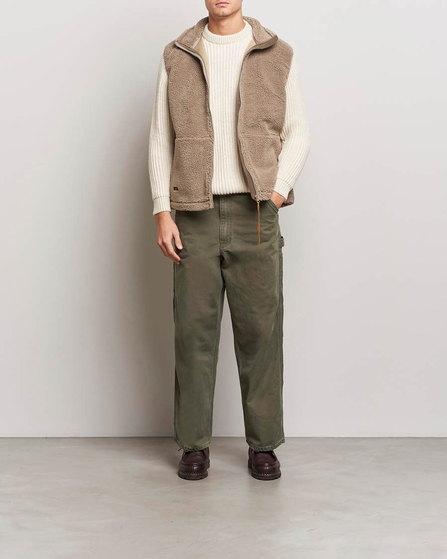 Herre | Bukser | orSlow | Dad Fit Painter Pants Army Green
