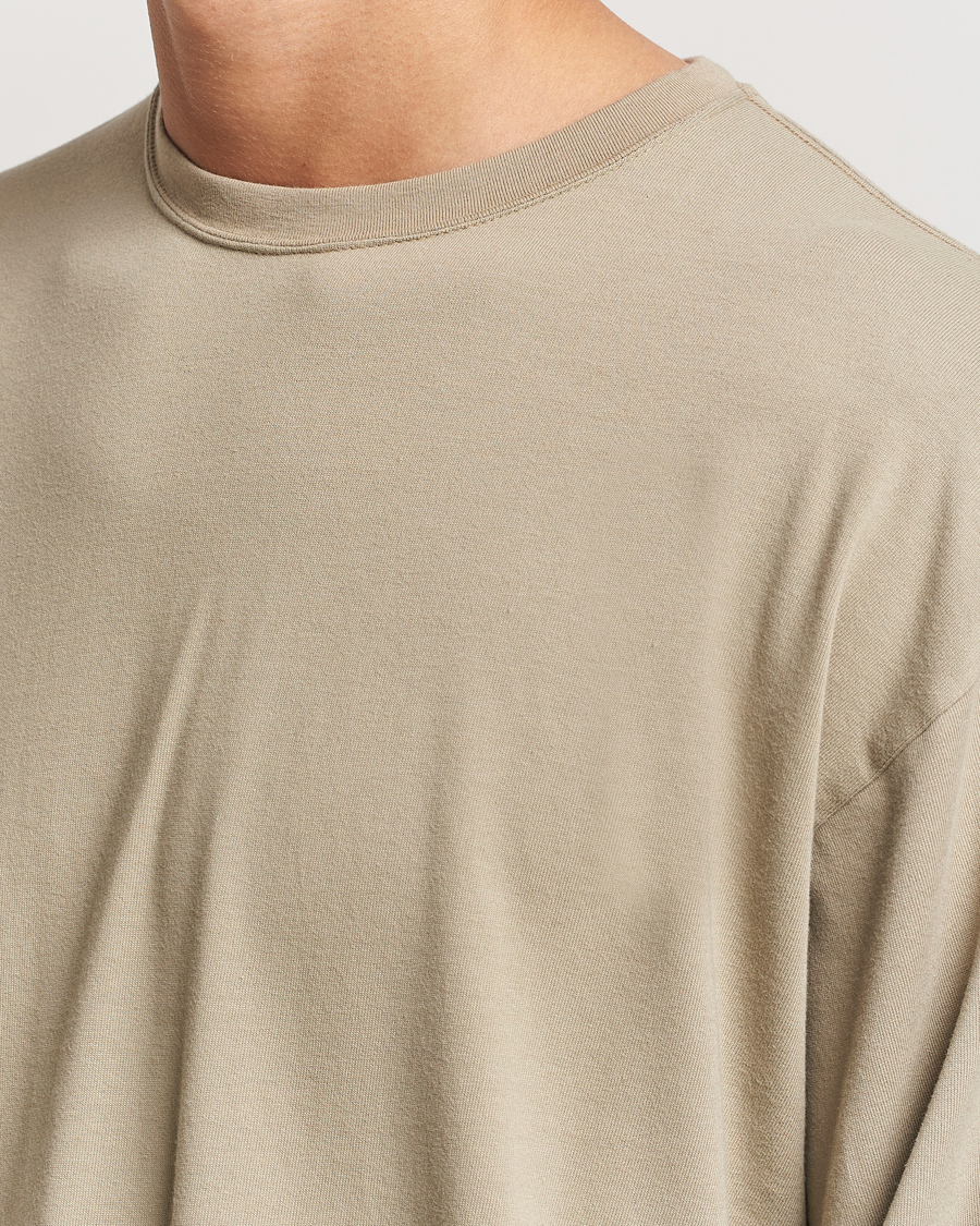 Herre | T-Shirts | orSlow | Relax Fit Long Sleeve T-Shirt Olive Drab