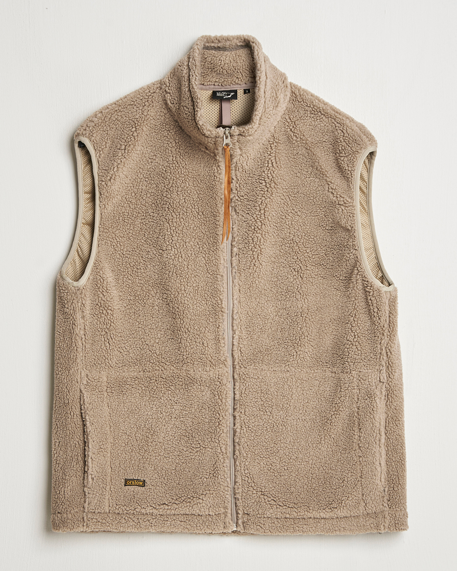 Herre | Jakker | orSlow | Boa Fleece Vest Graige