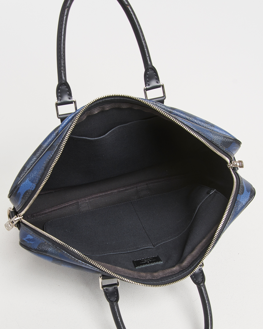 Herre | Pre-Owned & Vintage Bags | Louis Vuitton Pre-Owned | Porte-Documents Voyage Briefcase Navy Blue