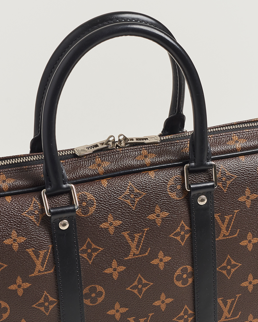 Herre | Louis Vuitton Pre-Owned Porte-Documents Voyage Briefcase Monogram | Louis Vuitton Pre-Owned | Porte-Documents Voyage Briefcase Monogram