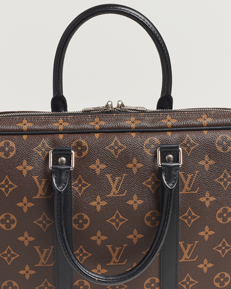 Herre | Louis Vuitton Pre-Owned Porte-Documents Voyage Briefcase Monogram | Louis Vuitton Pre-Owned | Porte-Documents Voyage Briefcase Monogram