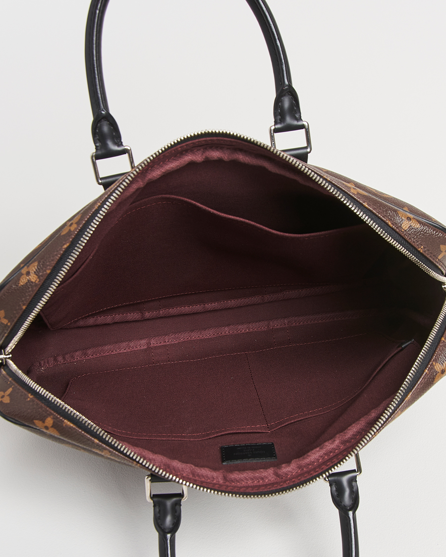 Herre | Louis Vuitton Pre-Owned Porte-Documents Voyage Briefcase Monogram | Louis Vuitton Pre-Owned | Porte-Documents Voyage Briefcase Monogram
