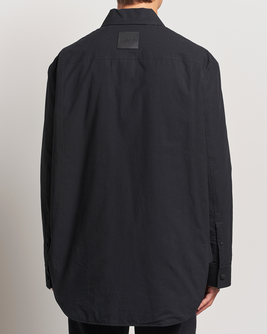 Herre | Skjorter | Lanvin | Padded Overshirt Black