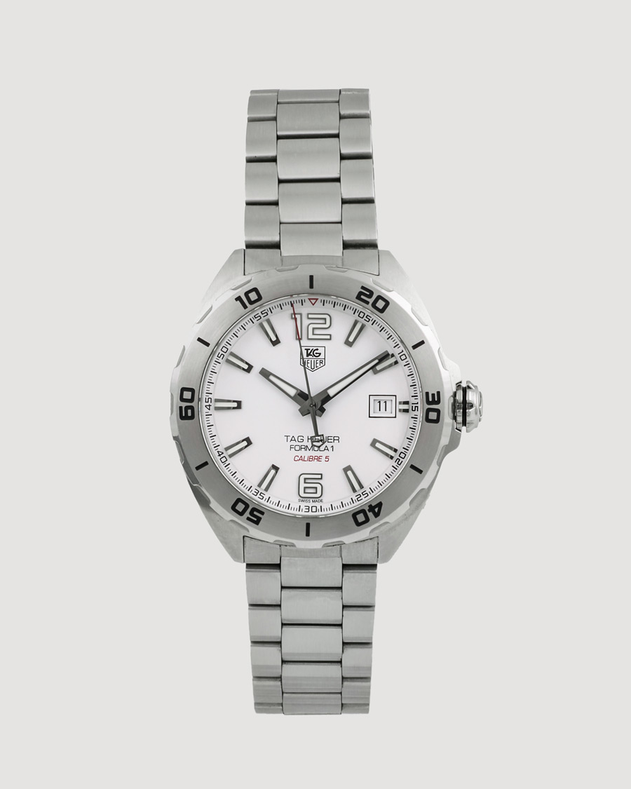 Herre | Tag Heuer Pre-Owned Formula 1 Calibre 5 WAZ2114 Silver | Tag Heuer Pre-Owned | Formula 1 Calibre 5 WAZ2114 Silver