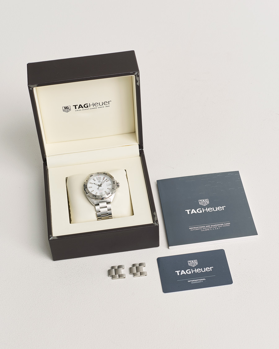 Herre | Tag Heuer Pre-Owned Formula 1 Calibre 5 WAZ2114 Silver | Tag Heuer Pre-Owned | Formula 1 Calibre 5 WAZ2114 Silver