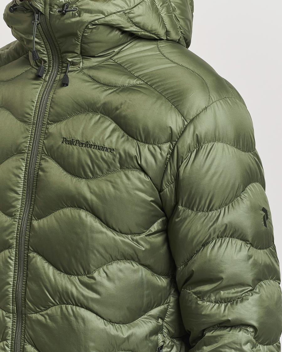 Herre | Jakker | Peak Performance | Helium Down Hooded Jacket Pine Needle