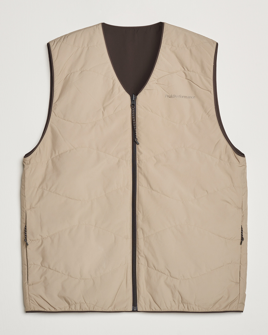 Herre | Jakker | Peak Performance | Insulated Reversable Vest Avid Beige