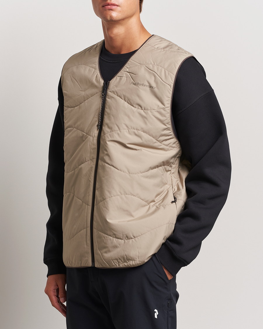 Herre | Jakker | Peak Performance | Insulated Reversable Vest Avid Beige