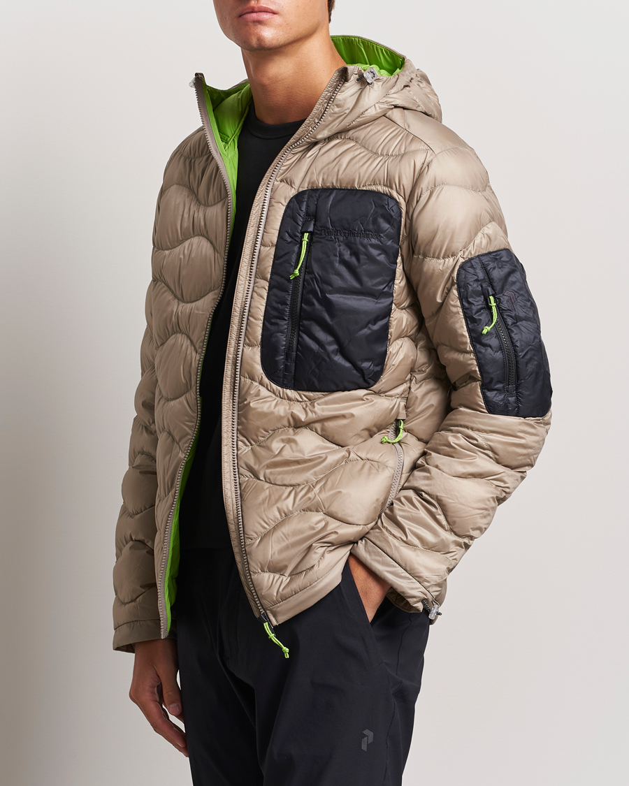 Herre | Jakker | Peak Performance | Helium Utility Down Hood Jacket Avid Beige