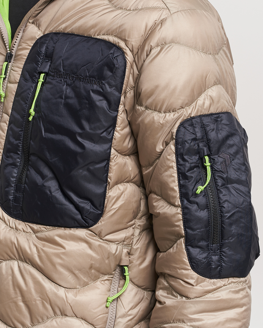 Herre | Jakker | Peak Performance | Helium Utility Down Hood Jacket Avid Beige