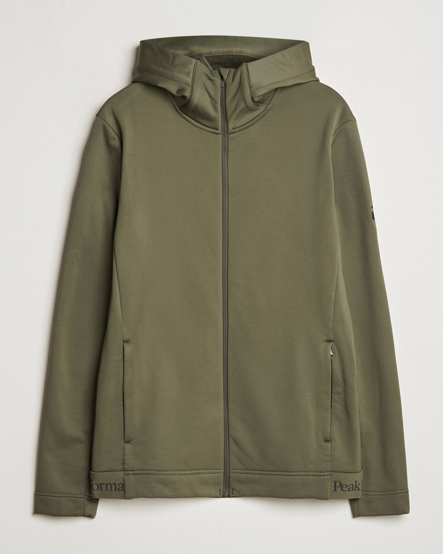 Herre | Trøjer | Peak Performance | Rider Tech Zip Hood Pine Needle