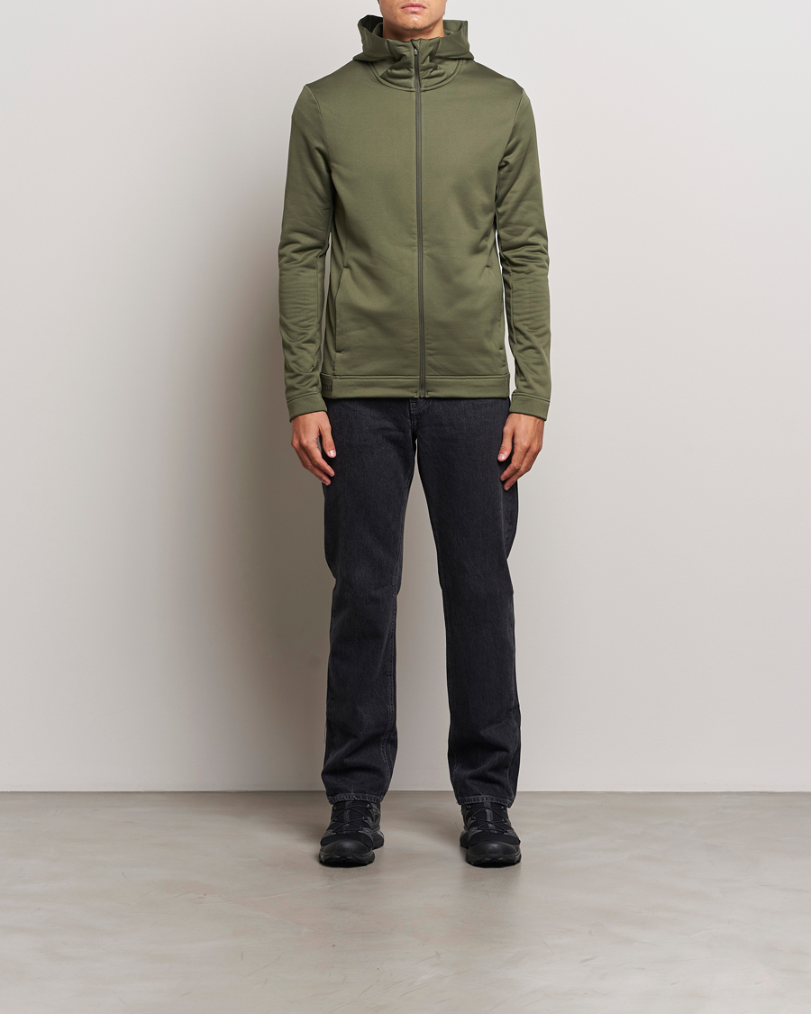 Herre | Trøjer | Peak Performance | Rider Tech Zip Hood Pine Needle