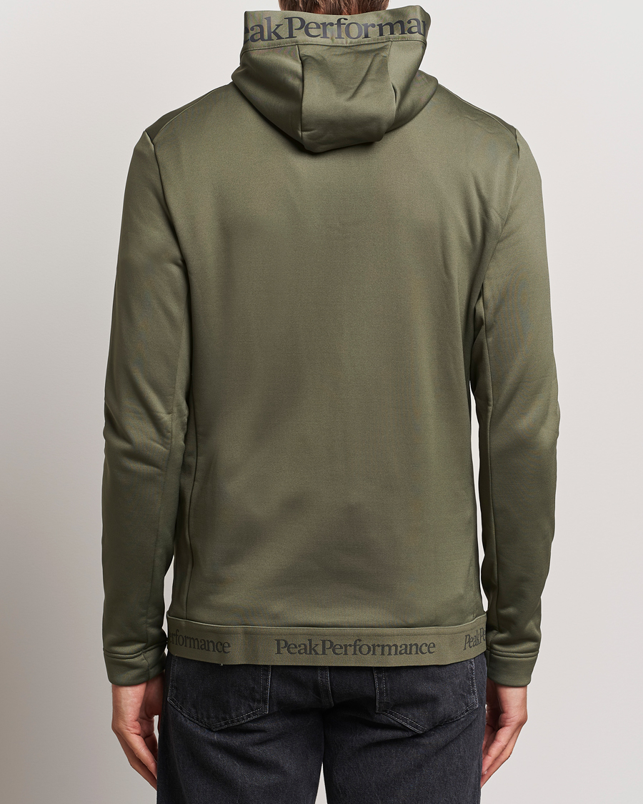 Herre | Trøjer | Peak Performance | Rider Tech Zip Hood Pine Needle