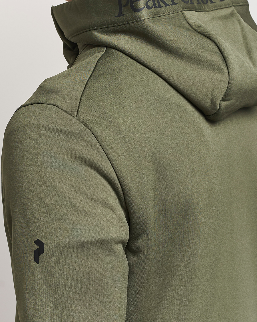 Herre | Trøjer | Peak Performance | Rider Tech Zip Hood Pine Needle