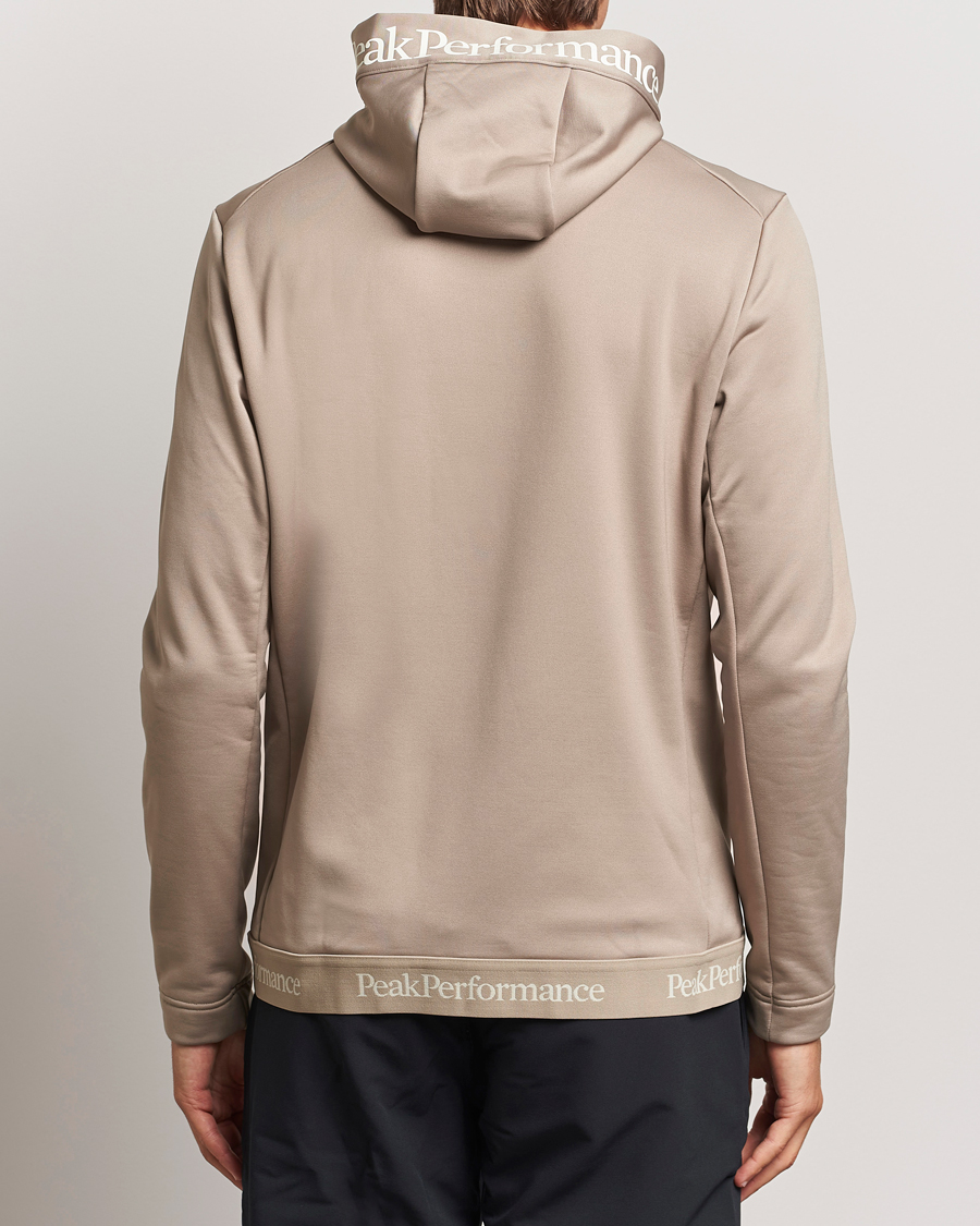 Herre | Trøjer | Peak Performance | Rider Tech Zip Hood Avid Beige
