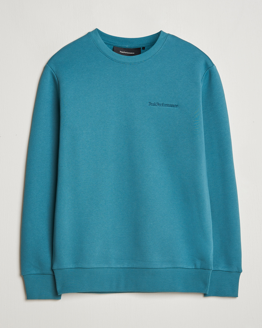 Herre | Trøjer | Peak Performance | Original Logo Crew Neck Sweatshirt Hydro Fresh