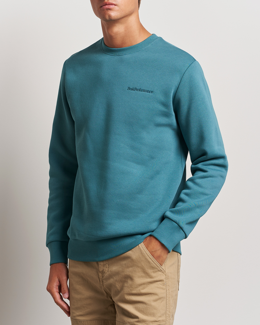 Herre | Trøjer | Peak Performance | Original Logo Crew Neck Sweatshirt Hydro Fresh