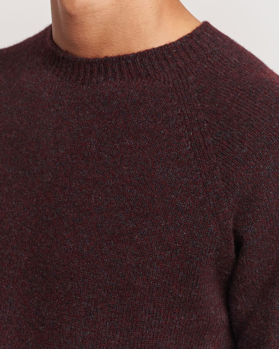 Herre | Trøjer | Sunspel | Lambswool Crewneck Port Twist