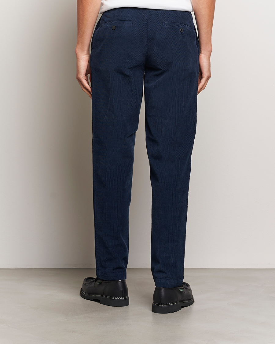 Herre | Bukser | Sunspel | Corduroy Chore Trousers Navy