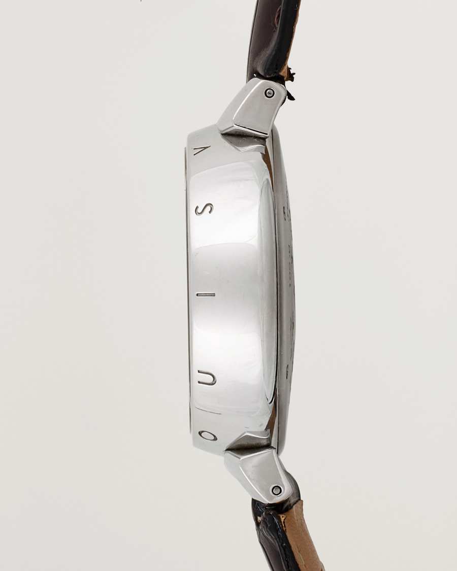 Herre | Louis Vuitton Pre-Owned Tambour Q1111 Silver | Louis Vuitton Pre-Owned | Tambour Q1111 Silver