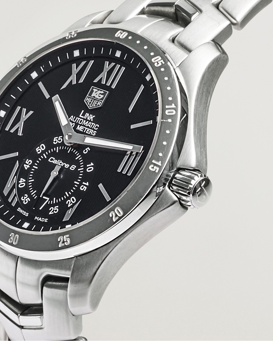 Herre | Tag Heuer Pre-Owned Link wjf211n Silver | Tag Heuer Pre-Owned | Link wjf211n Silver