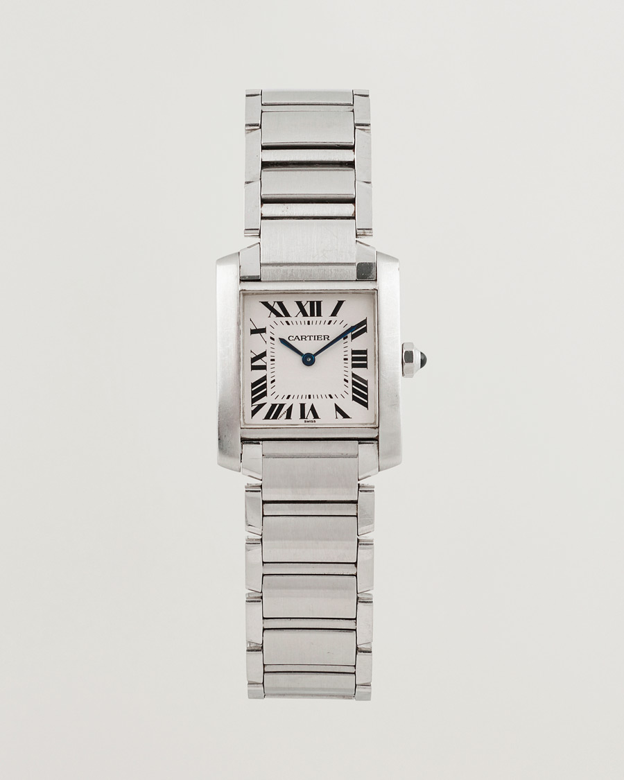 Herre | Cartier Pre-Owned Tank Française 2301 Silver | Cartier Pre-Owned | Tank Française 2301 Silver