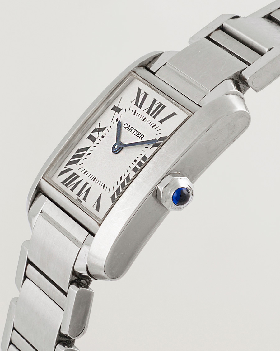 Herre | Cartier Pre-Owned Tank Française 2301 Silver | Cartier Pre-Owned | Tank Française 2301 Silver