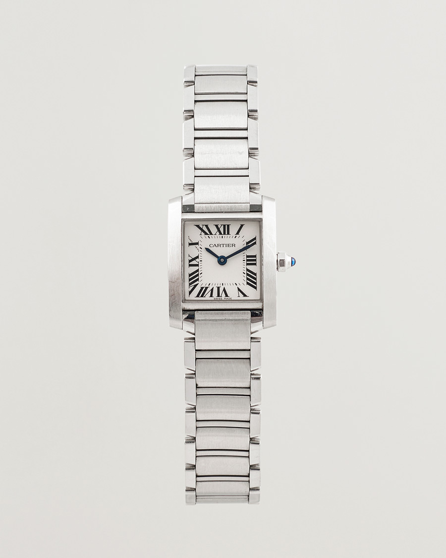 Herre | Cartier Pre-Owned Tank Française 2384 Silver | Cartier Pre-Owned | Tank Française 2384 Silver