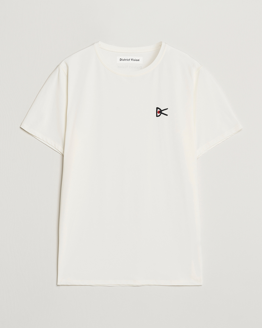 Herre | T-Shirts | District Vision | Lightweight Short Sleeve T-Shirt Lunar White