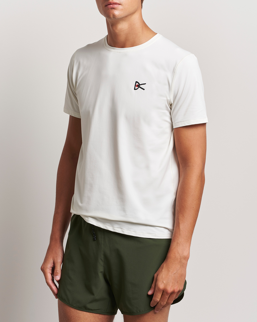 Herre | T-Shirts | District Vision | Lightweight Short Sleeve T-Shirt Lunar White