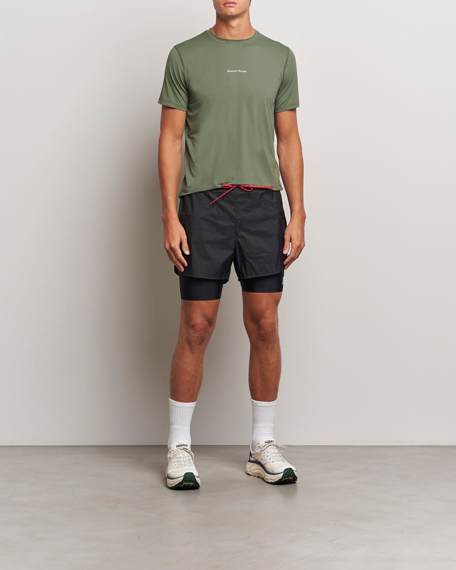 Herre | T-Shirts | District Vision | Ultralight Aloe Short Sleeve Sage