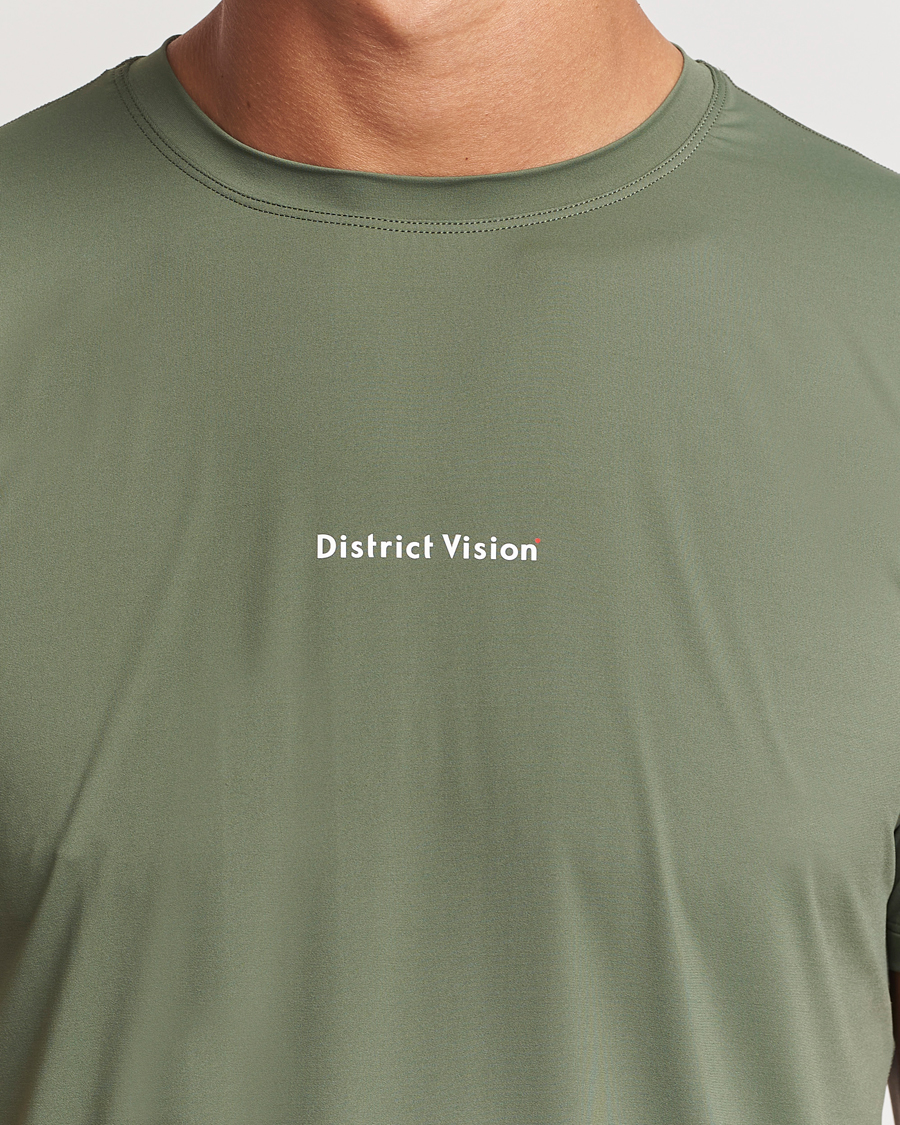 Herre | T-Shirts | District Vision | Ultralight Aloe Short Sleeve Sage