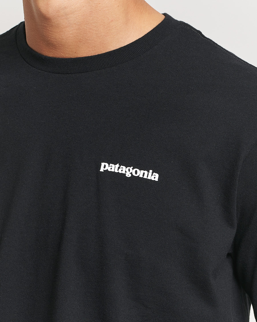 Herre | T-Shirts | Patagonia | P-6 Logo Responsibili LS T-Shirt Black