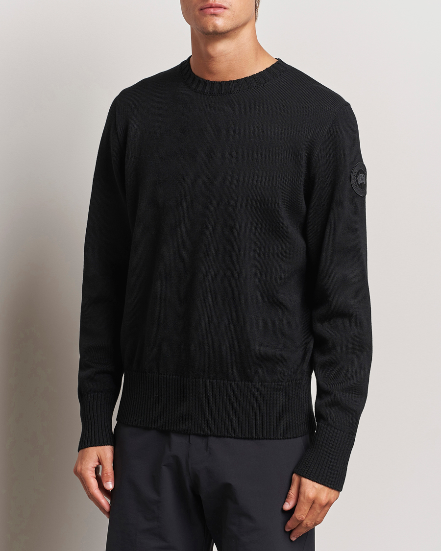 Herre | Trøjer | Canada Goose Black Label | Canada Goose Rosseau Crew Neck Black