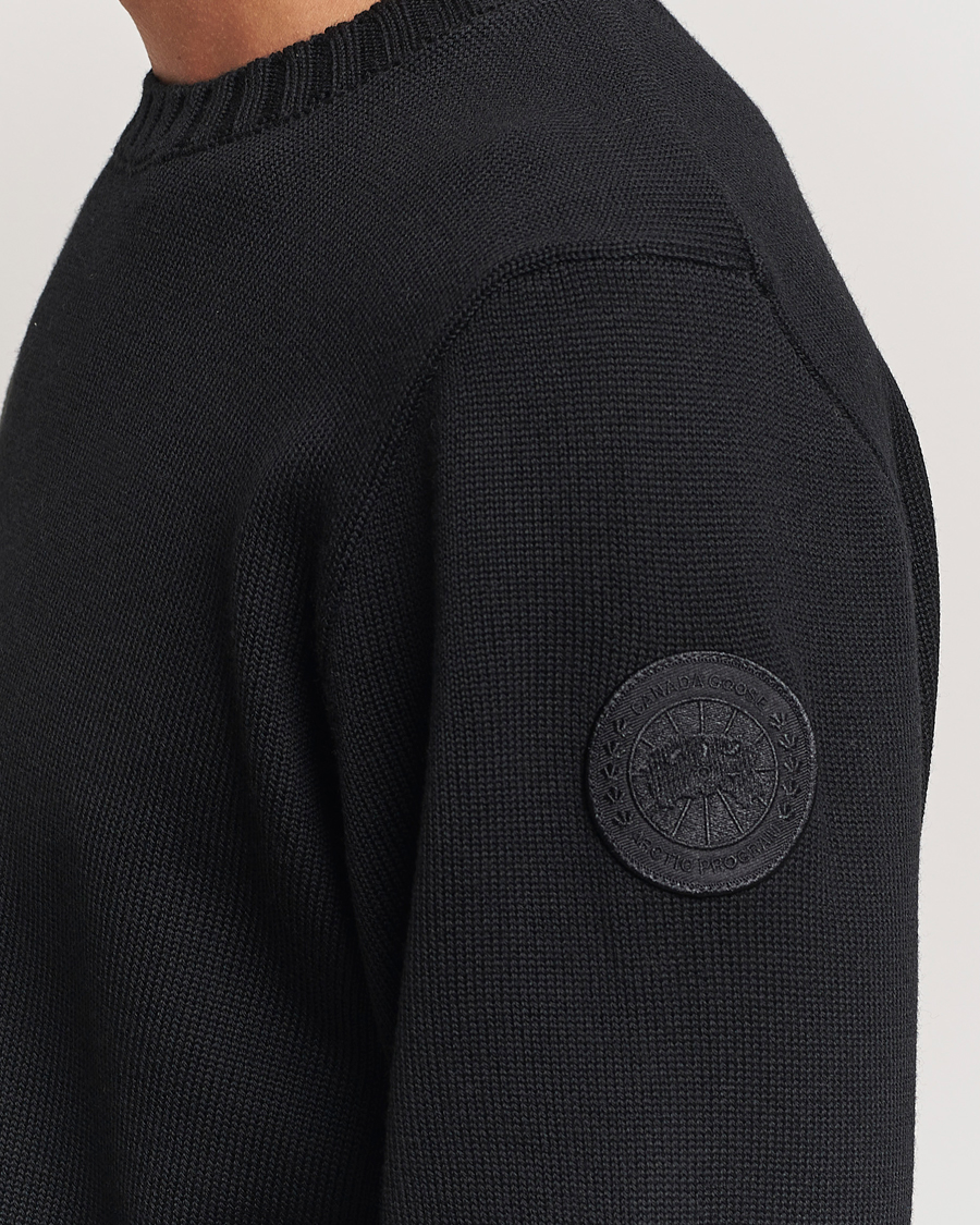 Herre | Trøjer | Canada Goose Black Label | Canada Goose Rosseau Crew Neck Black