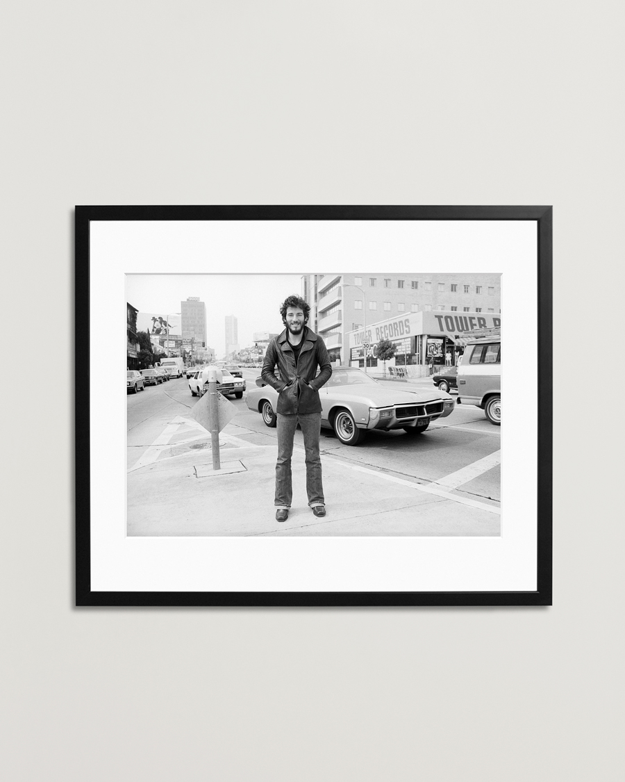 Herre | Plakater | Sonic Editions | Framed Bruce Springsteen on Sunset Strip