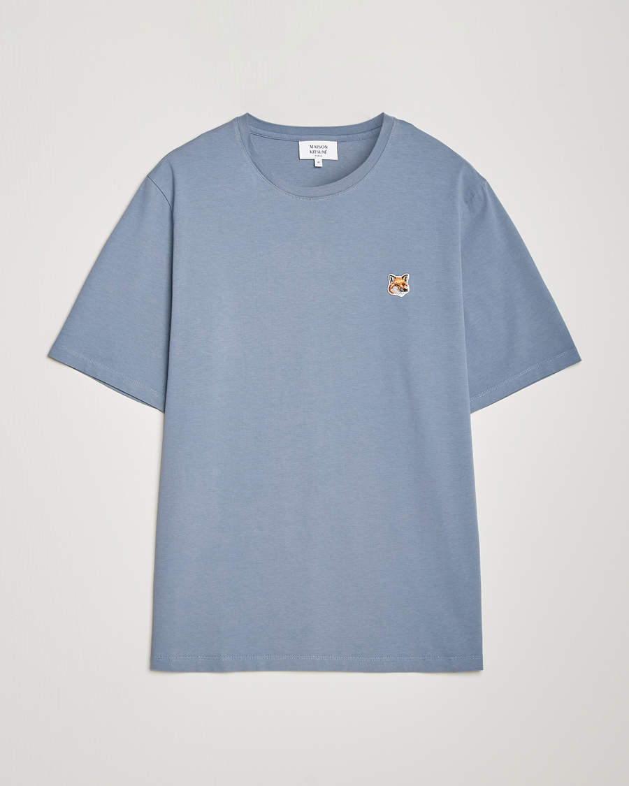 Herre | T-Shirts | Maison Kitsuné | Fox Head T-Shirt Moonlight Blue