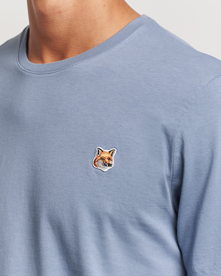 Herre | T-Shirts | Maison Kitsuné | Fox Head T-Shirt Moonlight Blue