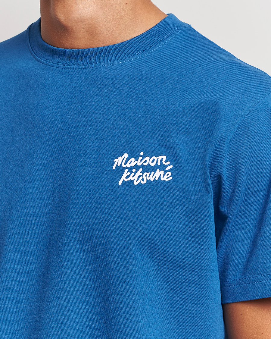 Herre | T-Shirts | Maison Kitsuné | Mini Handwriting T-shirt Celestial Blue